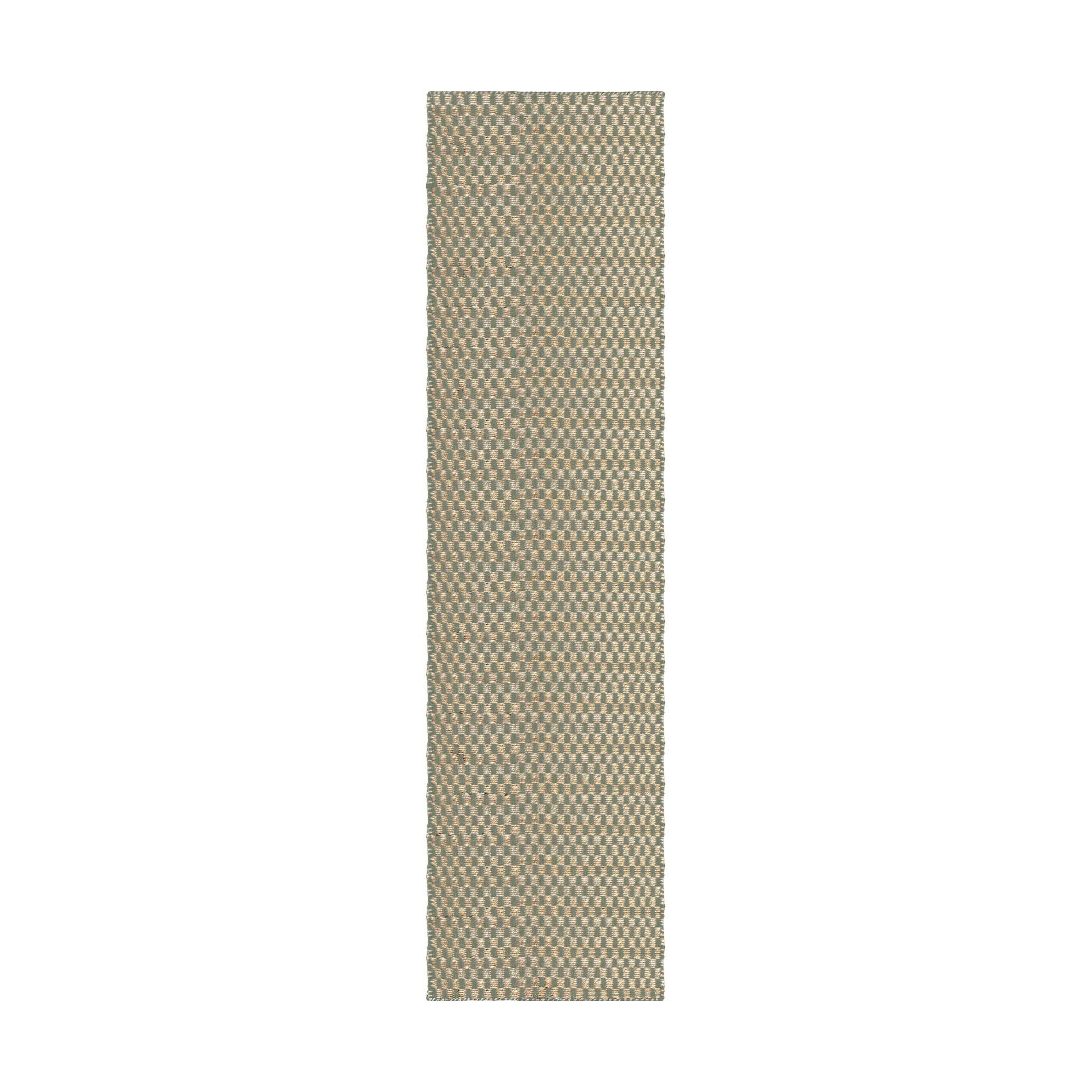 Barley χειροποίητο χαλί από γιούτα, Sage, 75x240 εκ. Layered