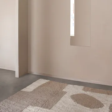 Bird in Space χαλί 180x270 cm - λευκό-καφέ-μπεζ - Layered