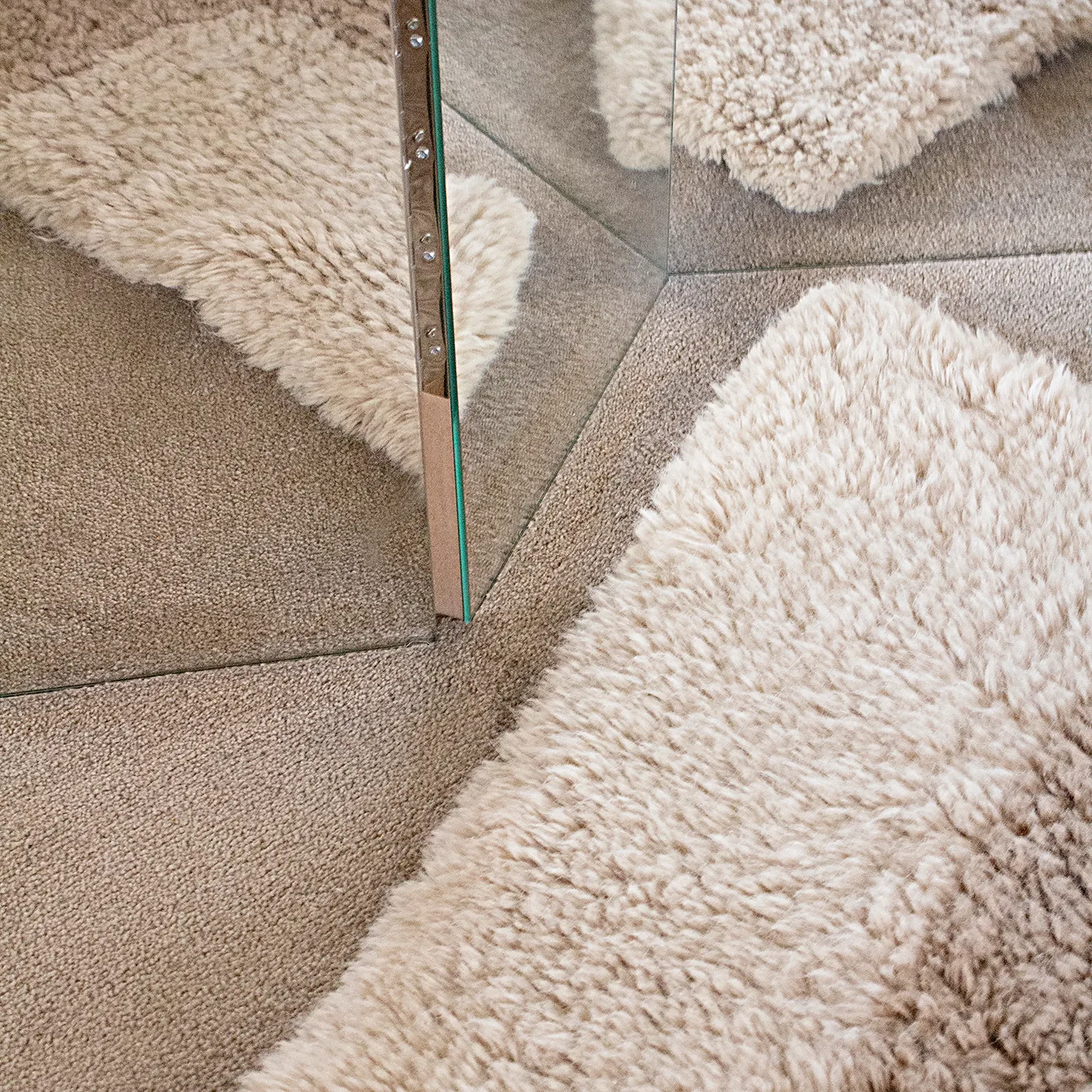 Bird in Space χαλί 180x270 cm, λευκό-καφέ-μπεζ Layered