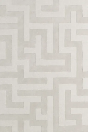 Byzantine grande μάλλινο χαλί - Light oatmeal, 300x400 εκατοστά - Layered