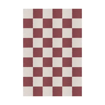 Μάλλινο χαλί Chess  - Burgundy, 250x350 cm - Layered