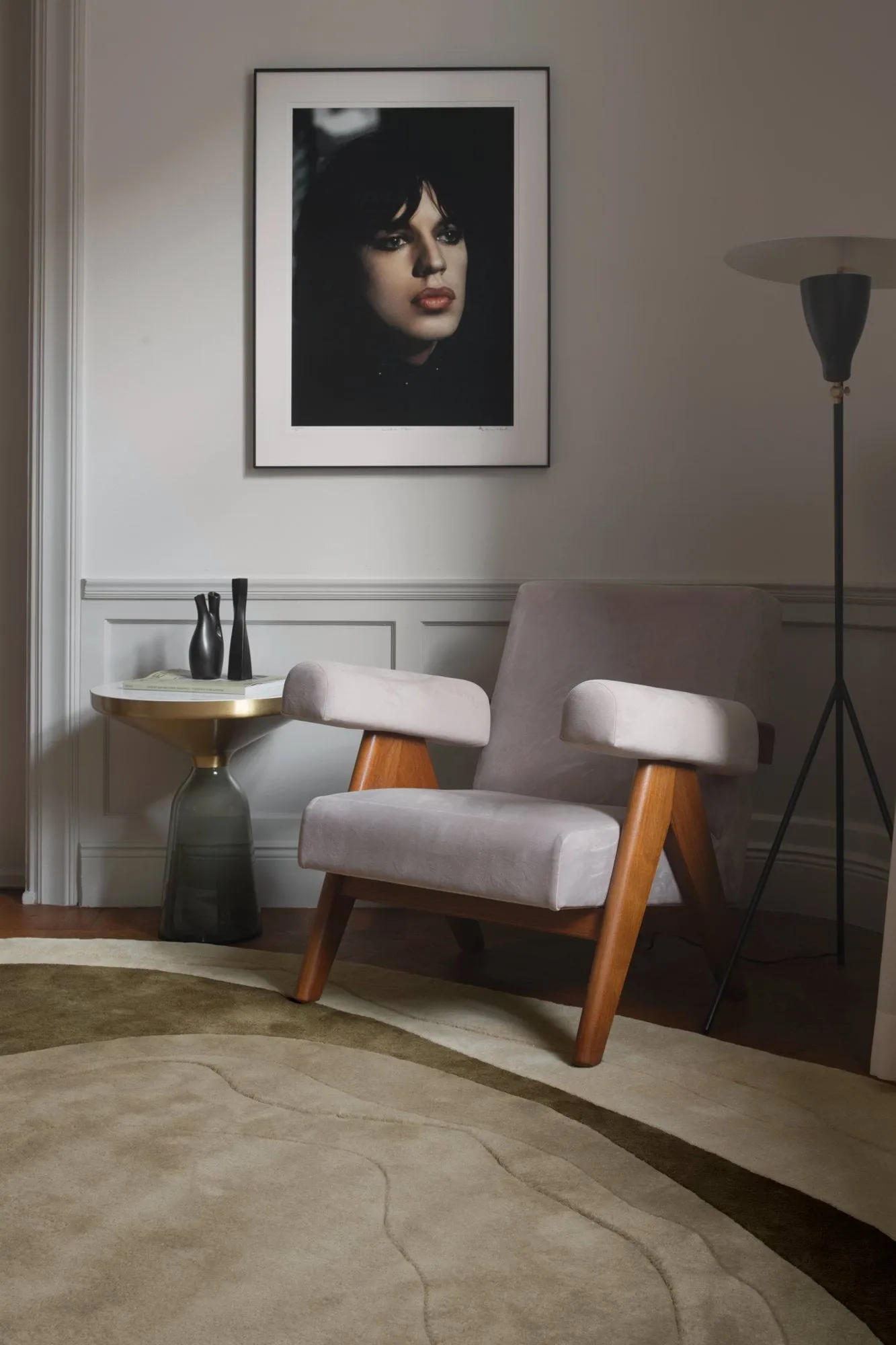 Erik Bratsberg Lozza μάλλινο χαλί, Olive, 230x300 εκ. Layered