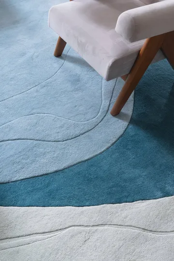 Erik Bratsberg Lozza μάλλινο χαλί - Teal, 270x350 εκ. - Layered