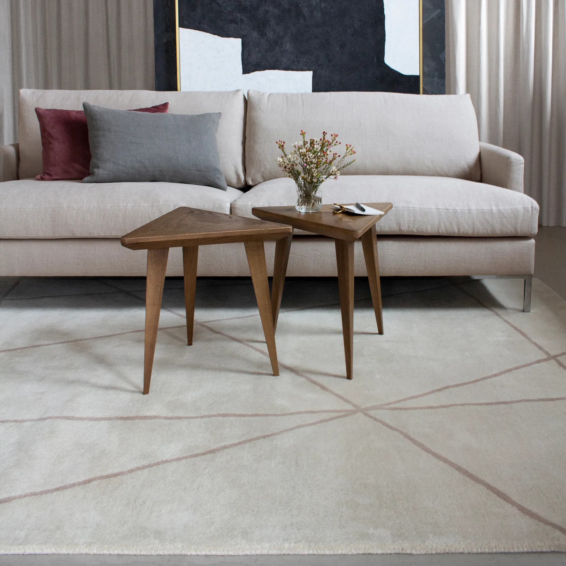 Frost μάλλινο χαλί, 250x350 εκ Layered