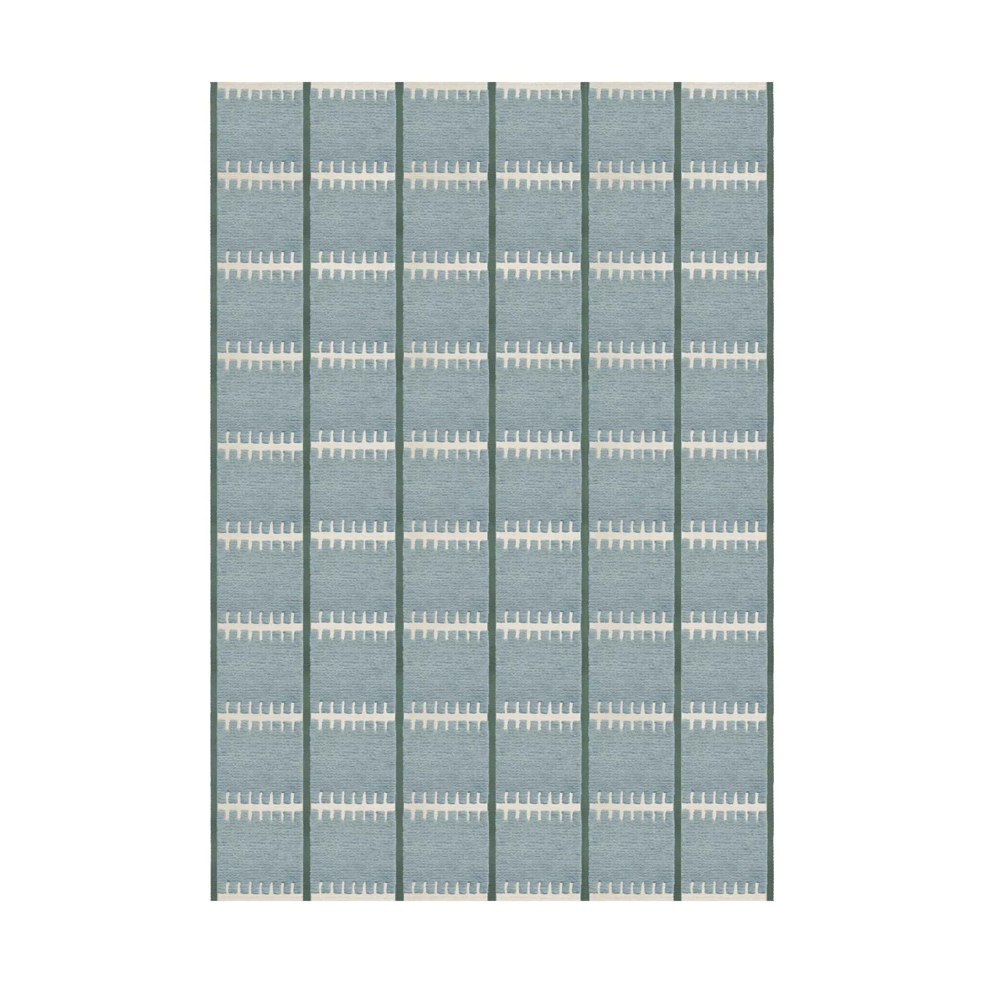 Μάλλινο χαλί, Lilly, Blue, 180x270 cm Layered