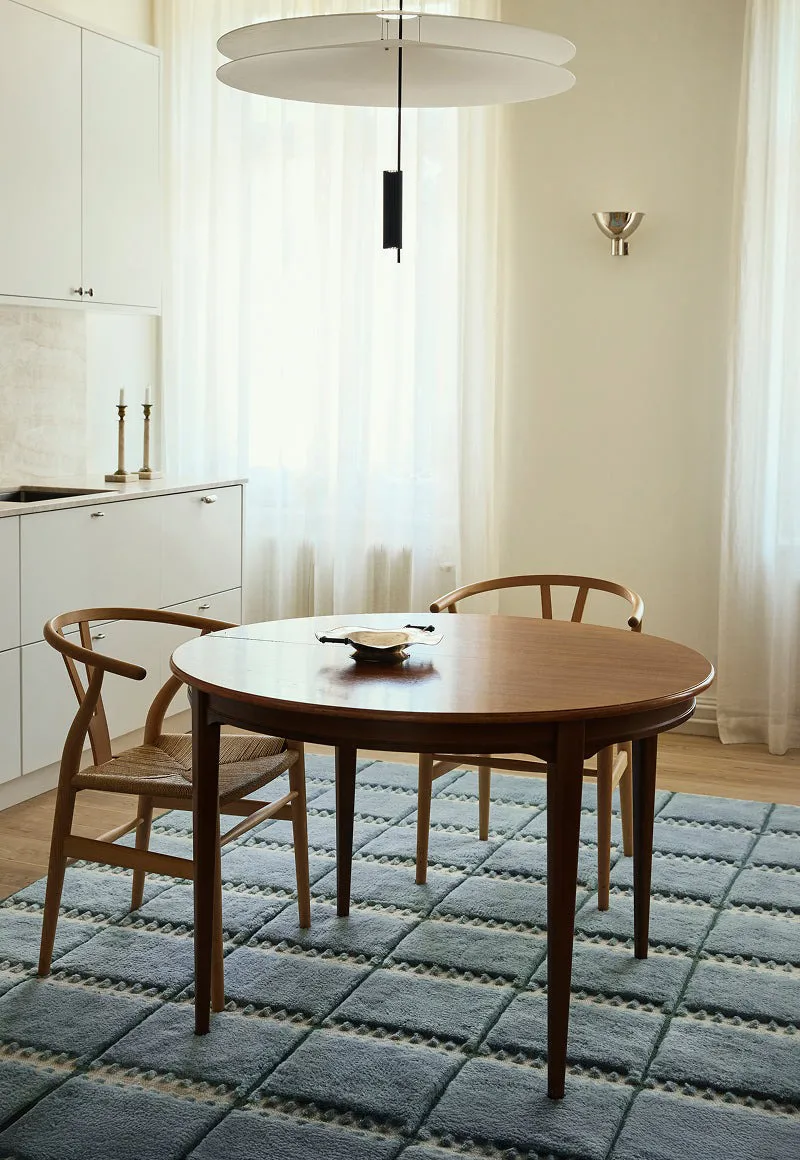 Μάλλινο χαλί, Lilly, Blue, 250x350 cm Layered