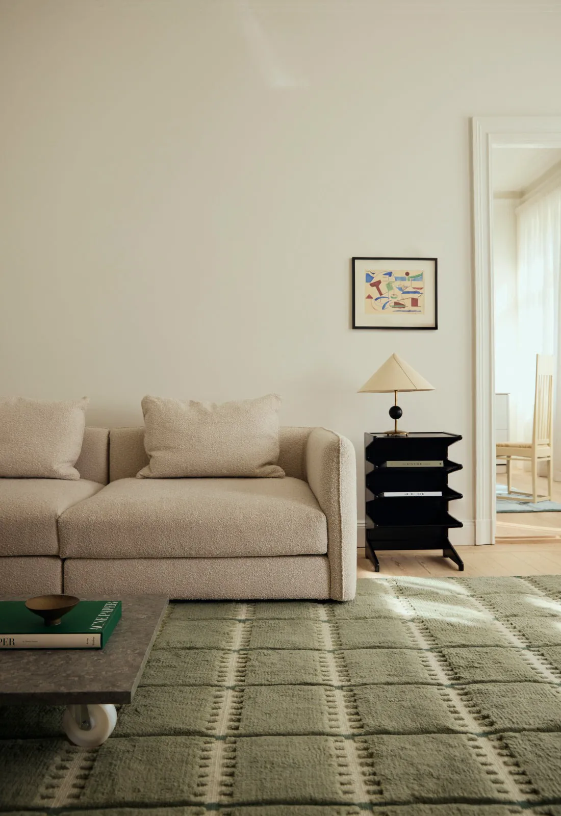 Μάλλινο χαλί, Lilly, Green, 200x300 cm Layered