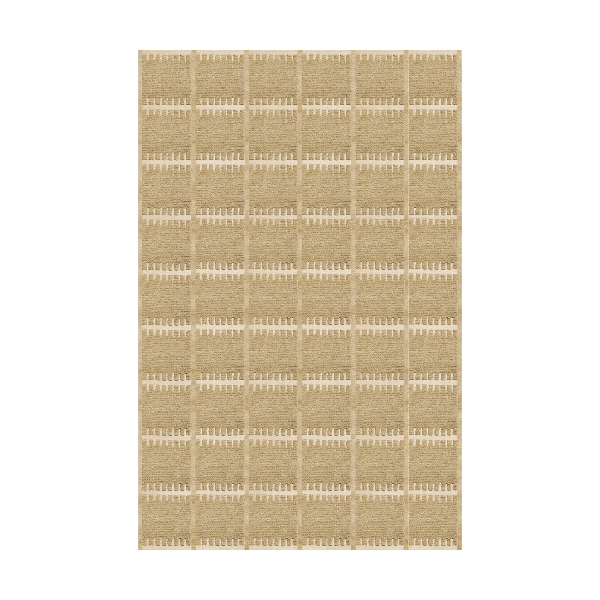 Μάλλινο χαλί, Lilly, Mustard, 200x300 cm Layered