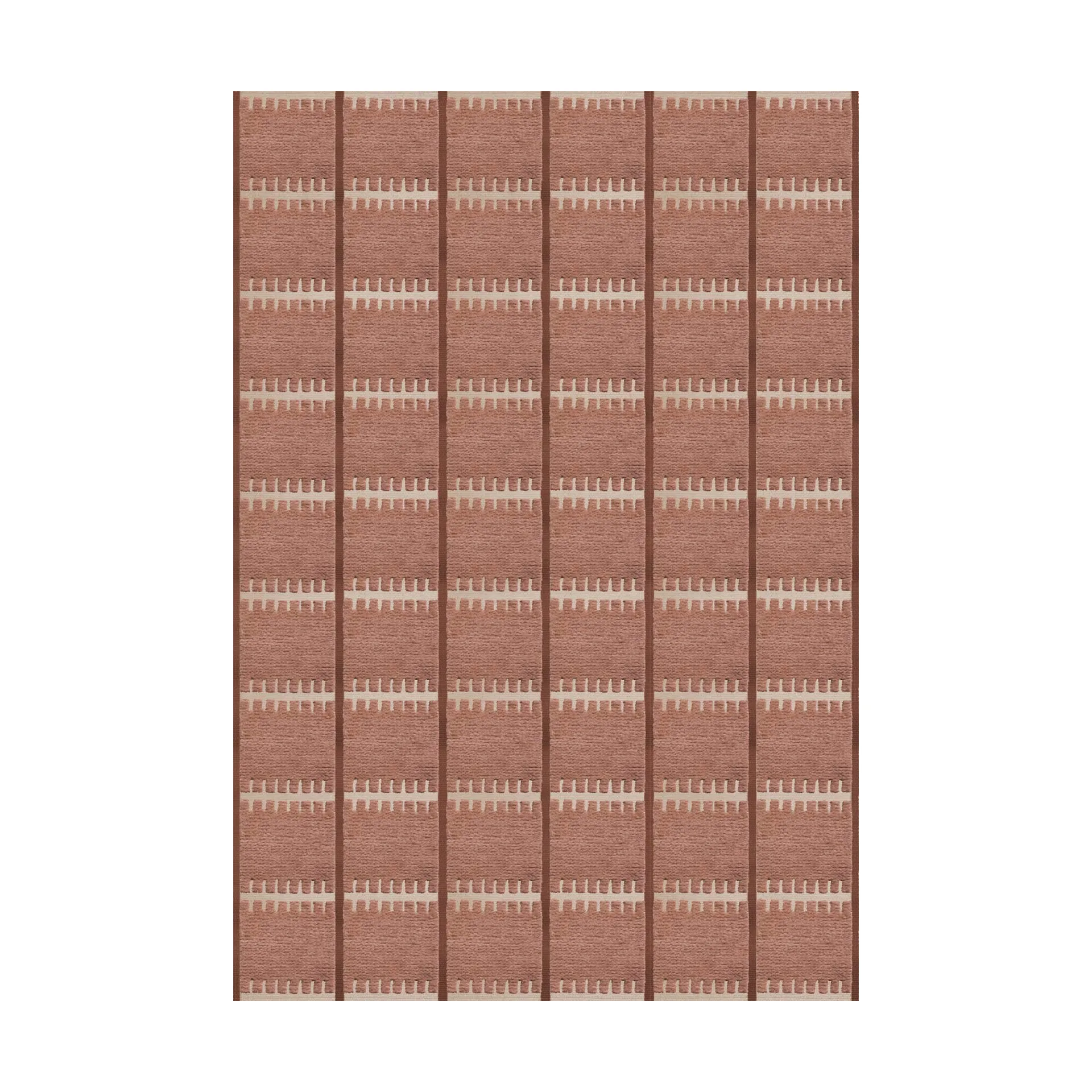 Μάλλινο χαλί, Lilly, Rust, 250x350 cm Layered