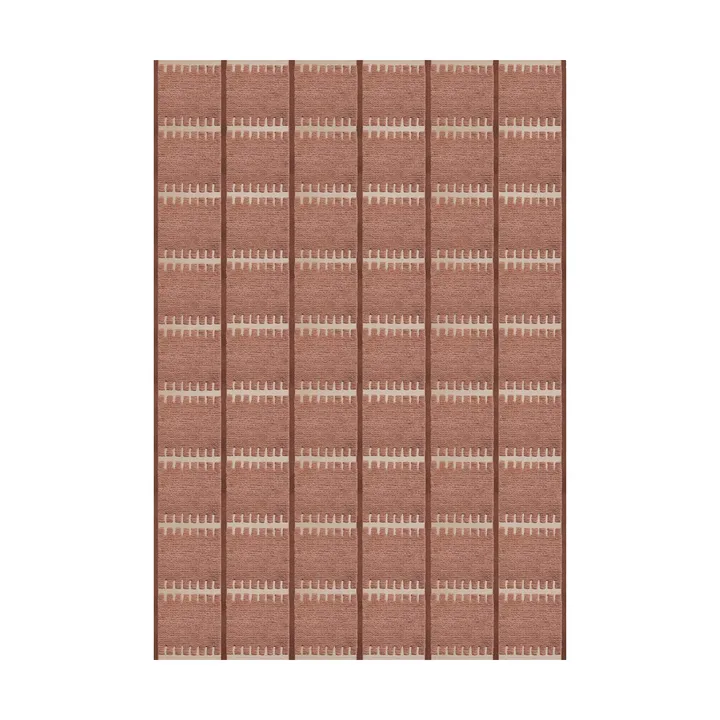 Μάλλινο χαλί, Lilly - Rust, 250x350 cm - Layered