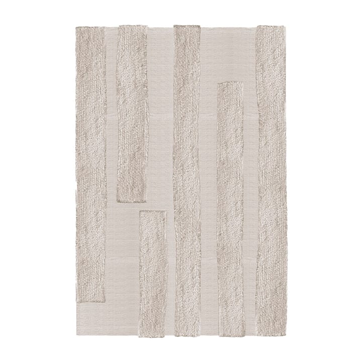 Μάλλινο χαλί, Punja Bricks - Της άμμου μελανζέ. 160x230 εκ - Layered