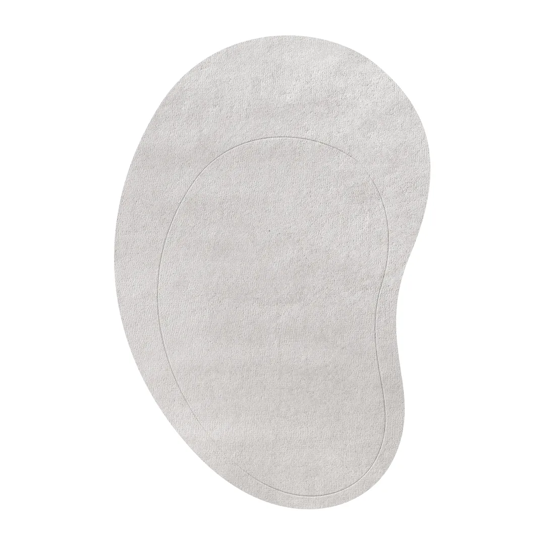 Μάλλινο χαλί, Residue, Λευκό της πέρλας. 235x350 εκ Layered