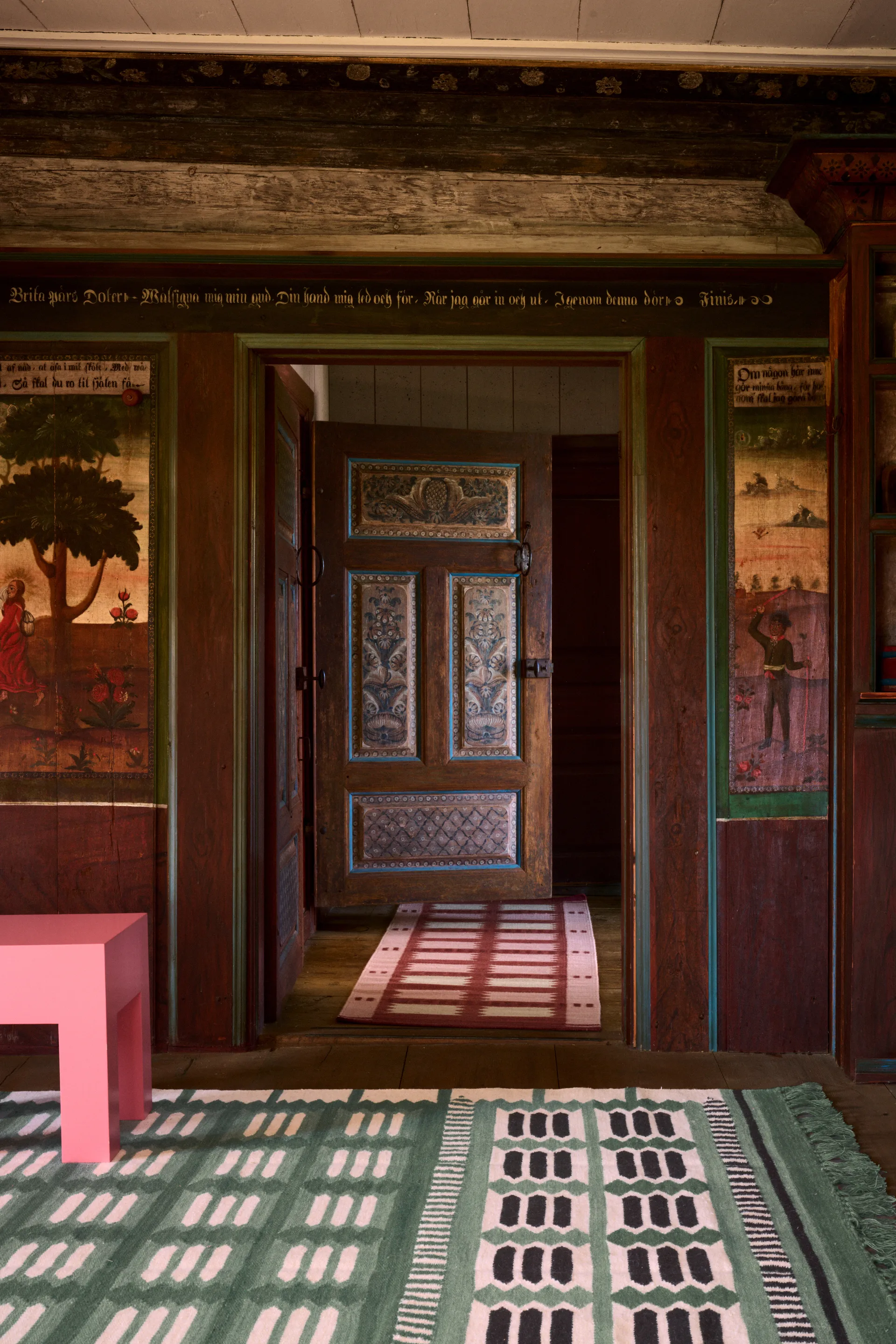 Röllakan Hilma μάλλινο χαλί, Fern, 200x300 cm Layered