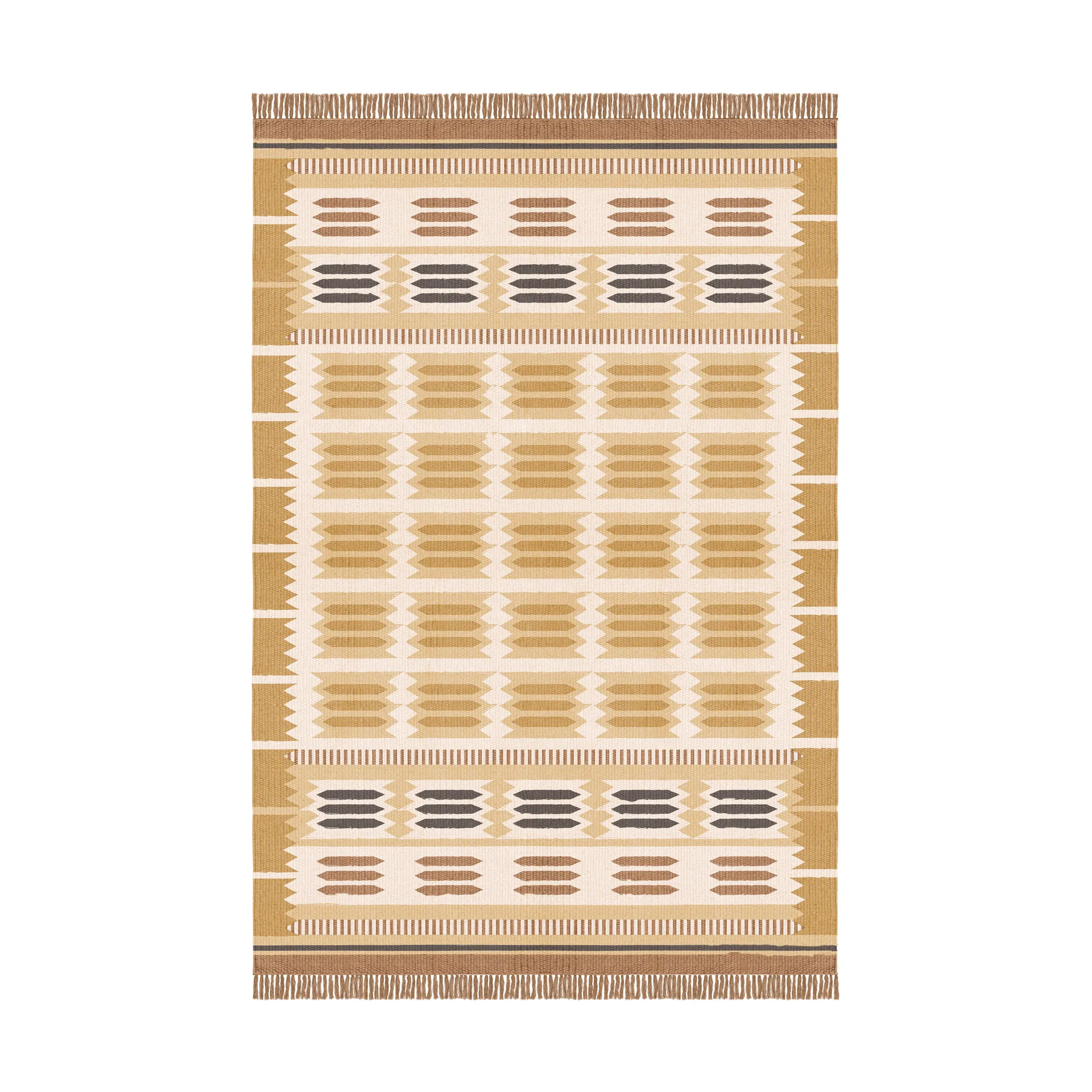 Röllakan Hilma μάλλινο χαλί, Marigold, 250x350 cm Layered