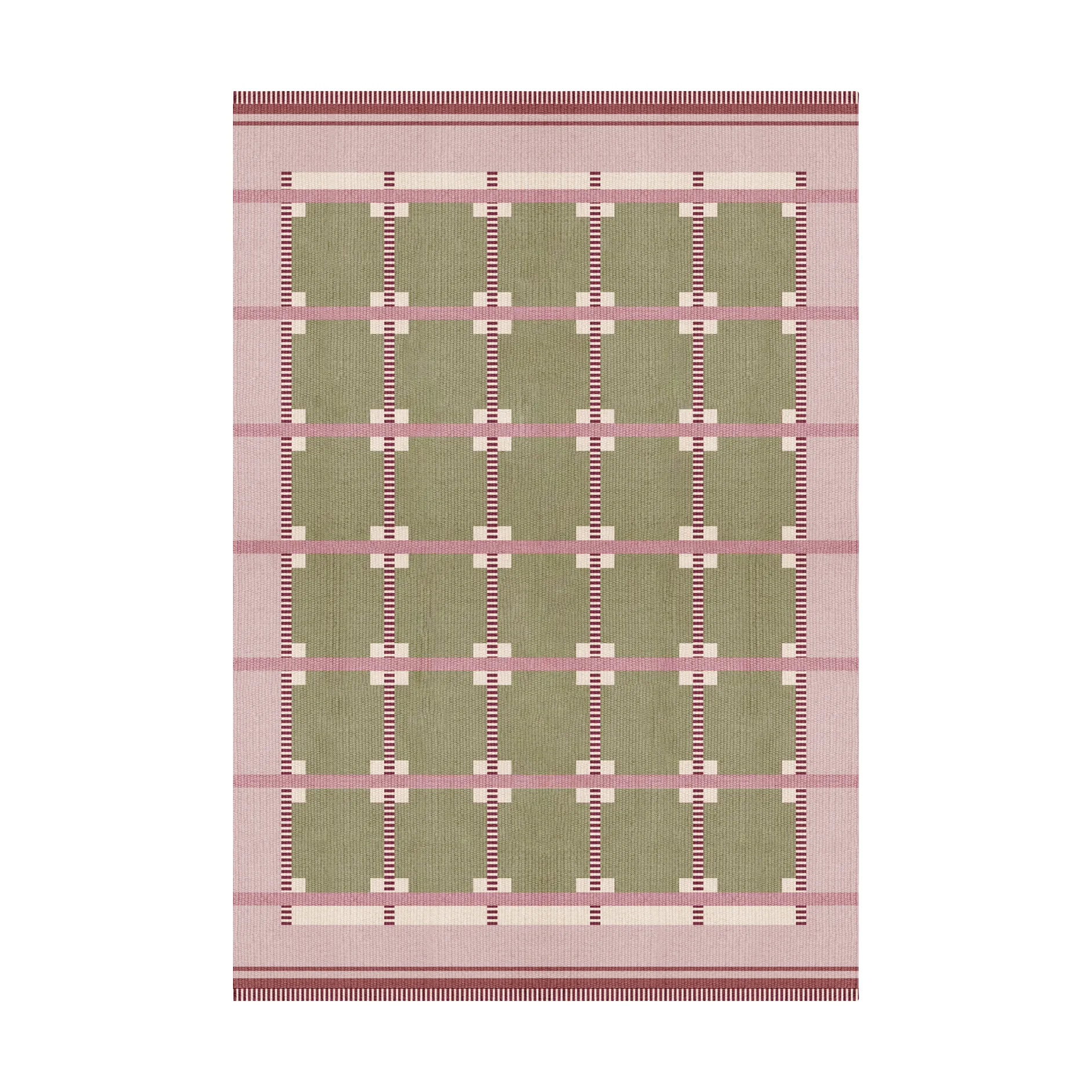 Röllakan Ruth μάλλινο χαλί, Spring grass, 250x350 cm Layered