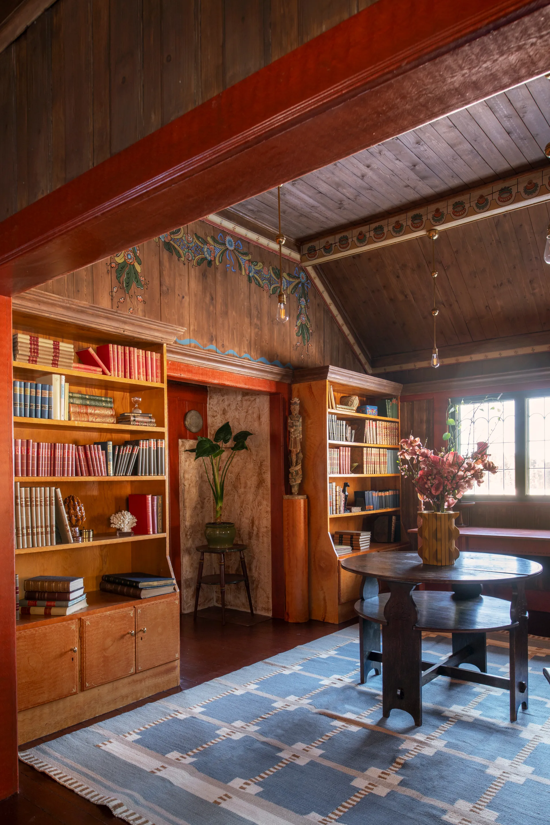 Röllakan Ruth μάλλινο χαλί, Summer sky, 180x270 cm Layered