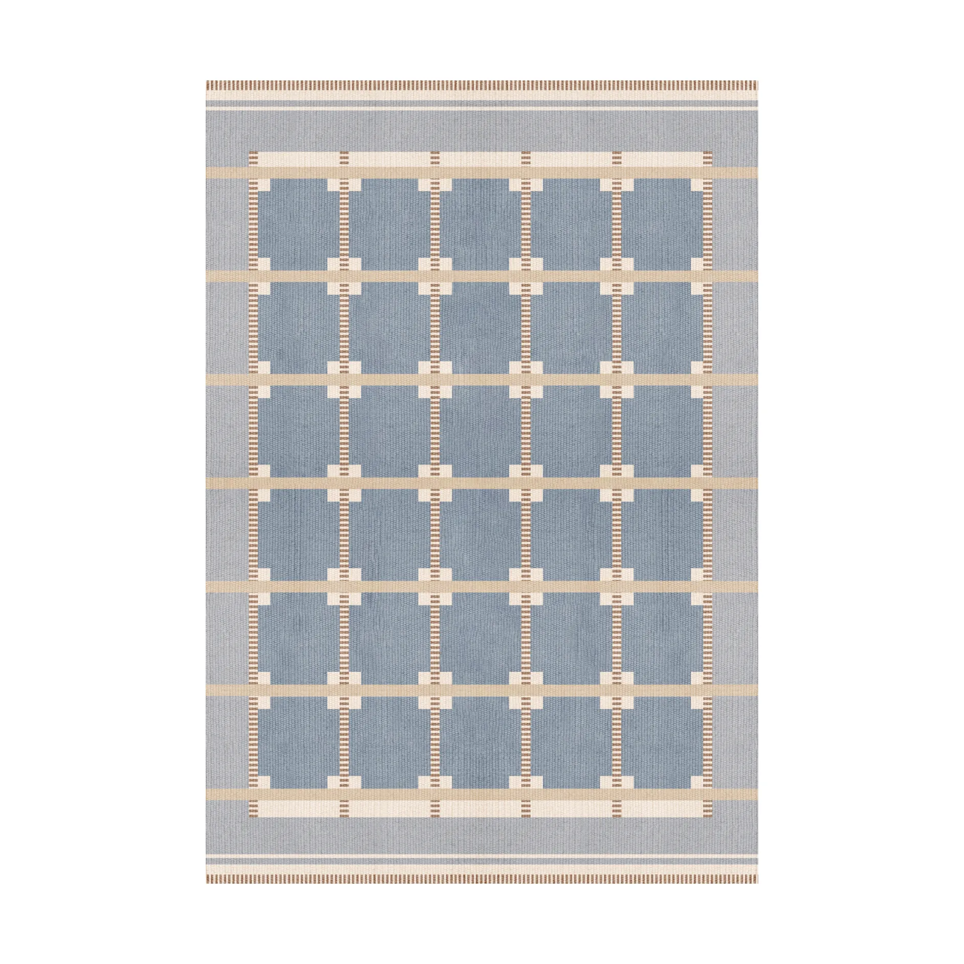 Röllakan Ruth μάλλινο χαλί, Summer sky, 200x300 cm Layered