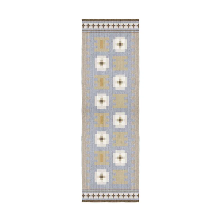 Röllakan Selma μάλλινο χαλί - Dove, 80x300 cm - Layered