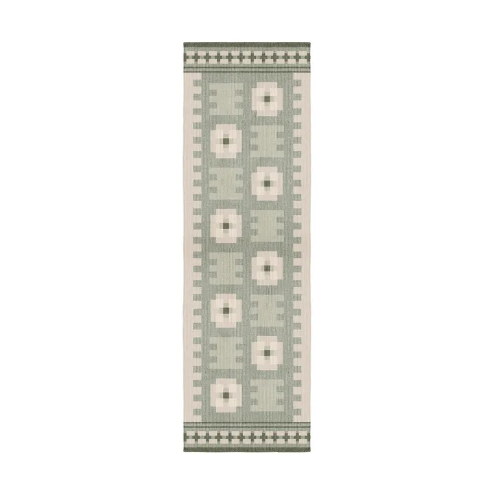 Röllakan Selma μάλλινο χαλί - Sage, 80x300 cm - Layered