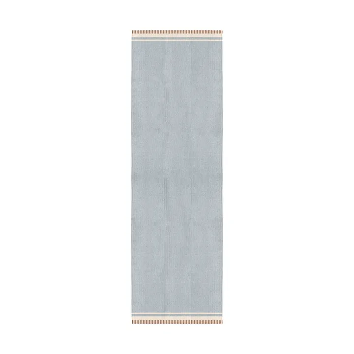 Röllakan Solid μάλλινο χαλί - Sky blue, 80x300 cm - Layered