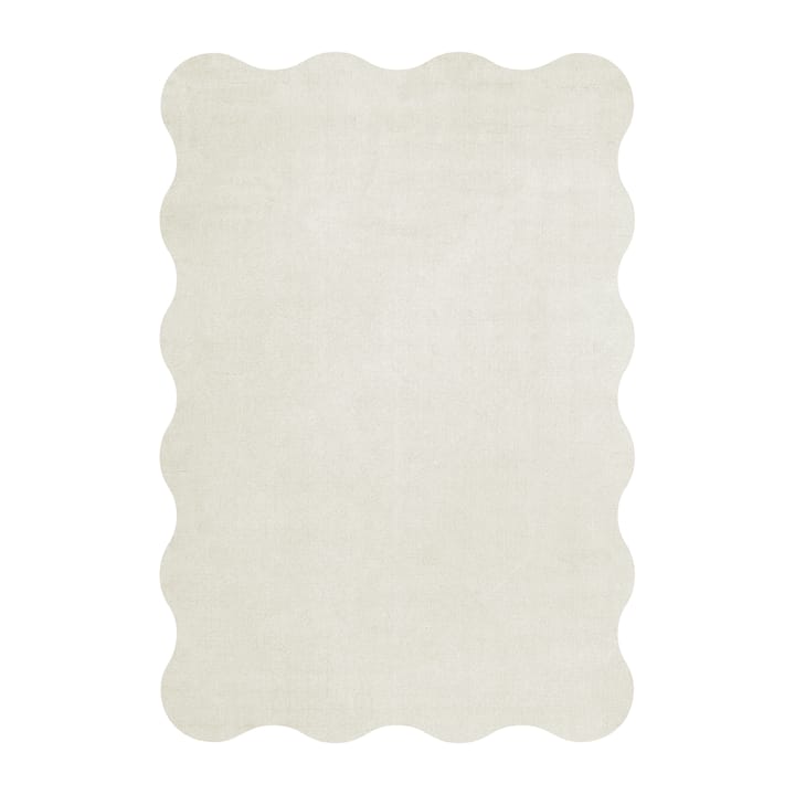 Scallop μάλλινο χαλί 180x270 cm - Λευκό των οστών - Layered