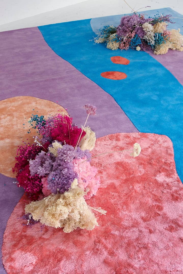 Μάλλινο χαλί Sleeping Flower, 250x350 cm Layered