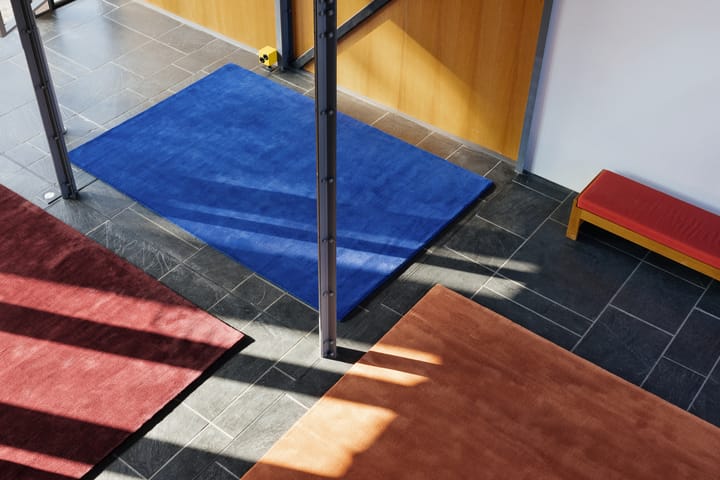 Μάλλινο χαλί Solid Wool, Blue foncé, 180x270 εκ. Layered