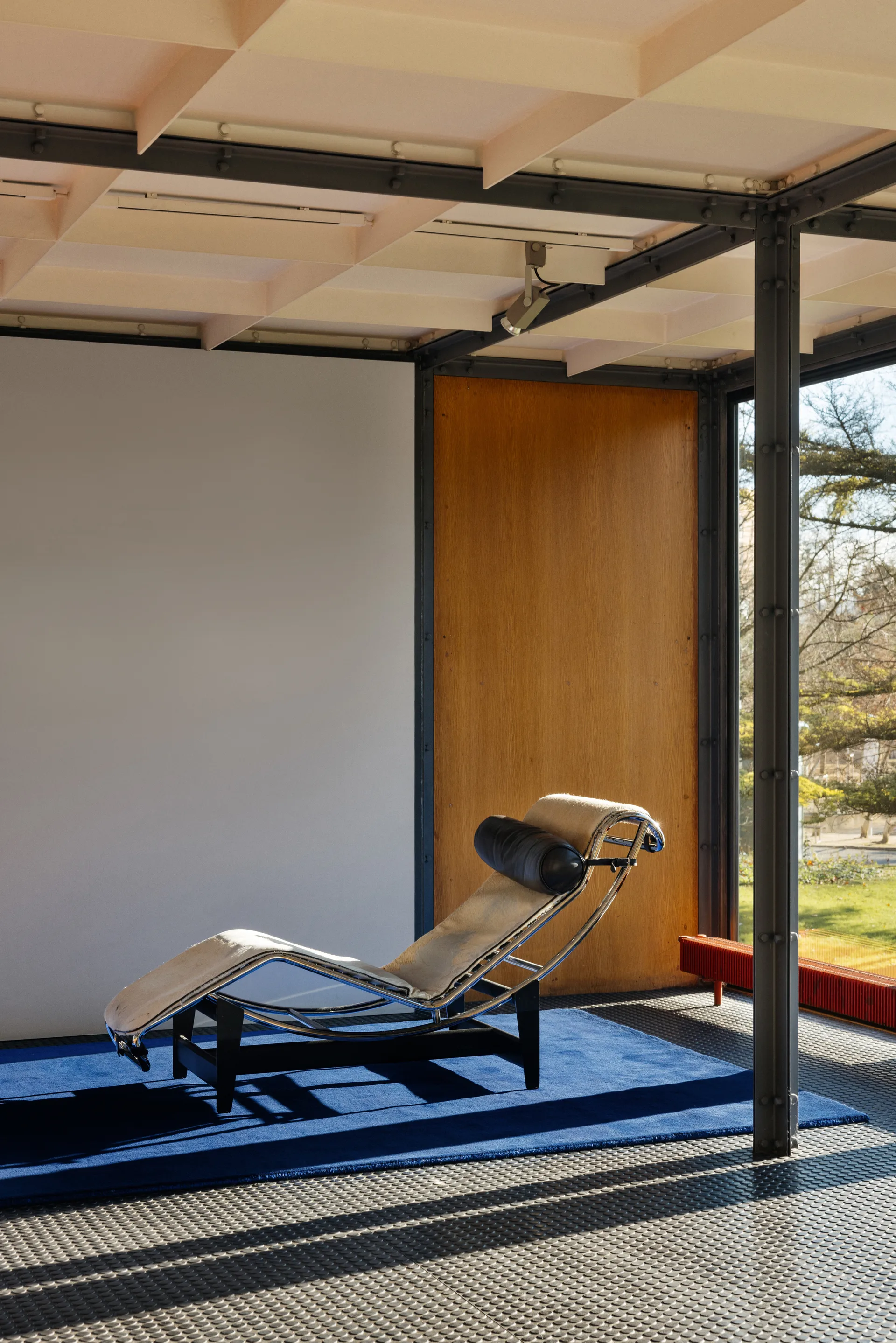 Μάλλινο χαλί Solid Wool, Blue foncé, 180x270 εκ. Layered