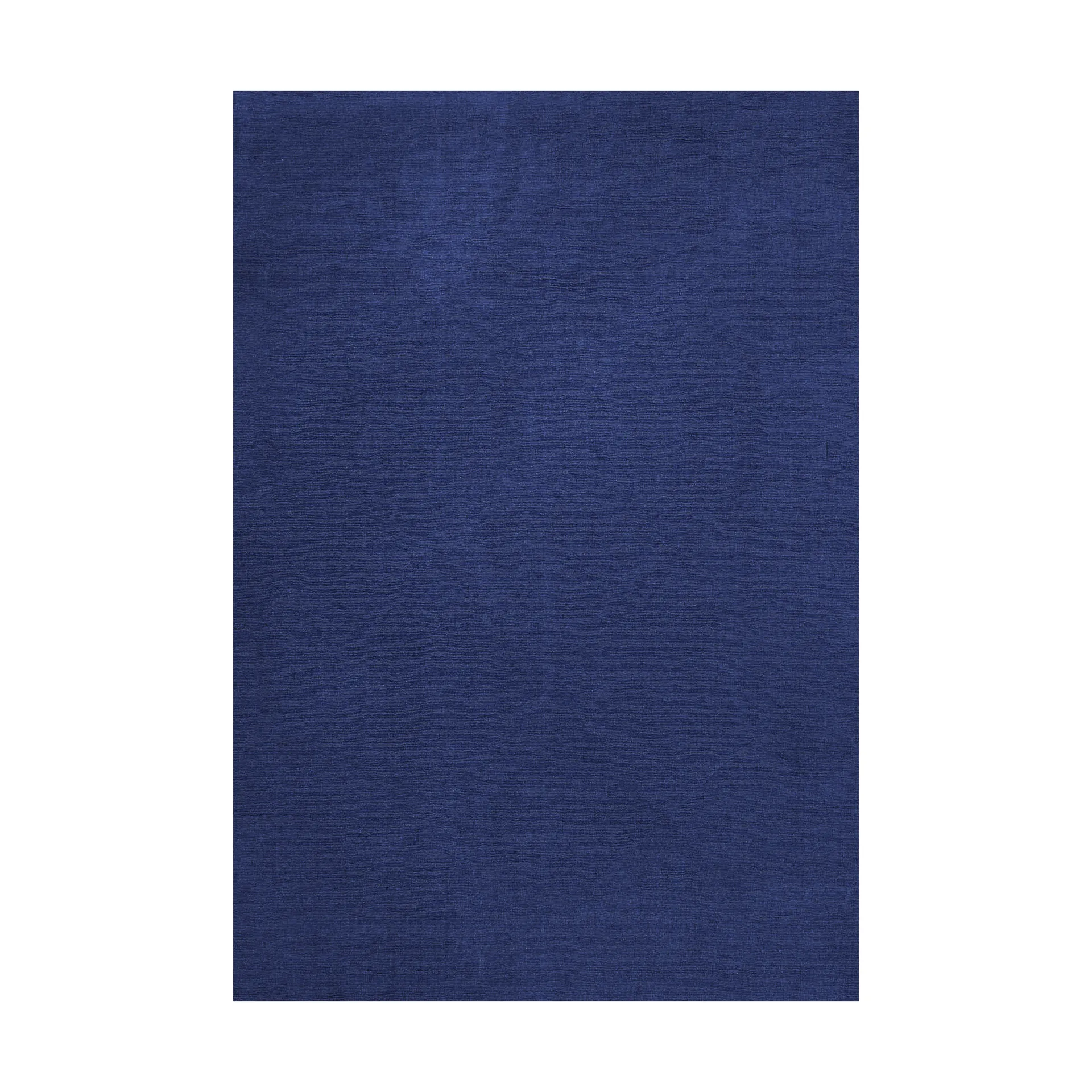 Μάλλινο χαλί Solid Wool, Blue foncé, 300x400 εκ. Layered