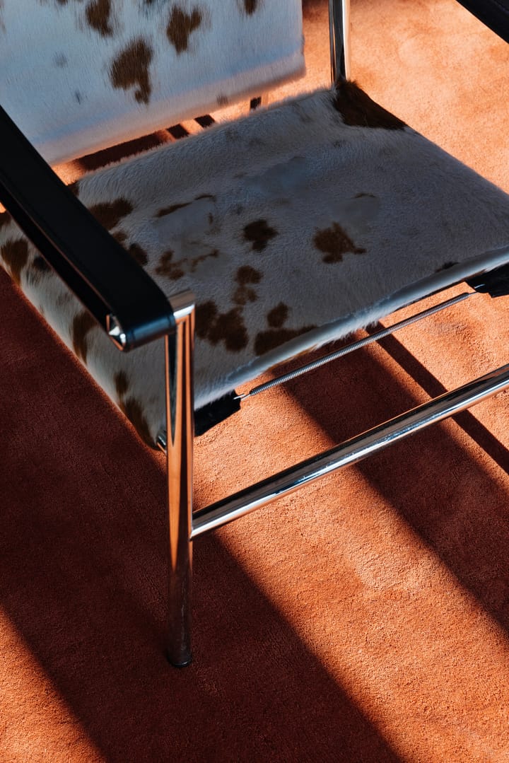 Μάλλινο χαλί Solid Wool, Red ochre, 300x400 εκ. Layered