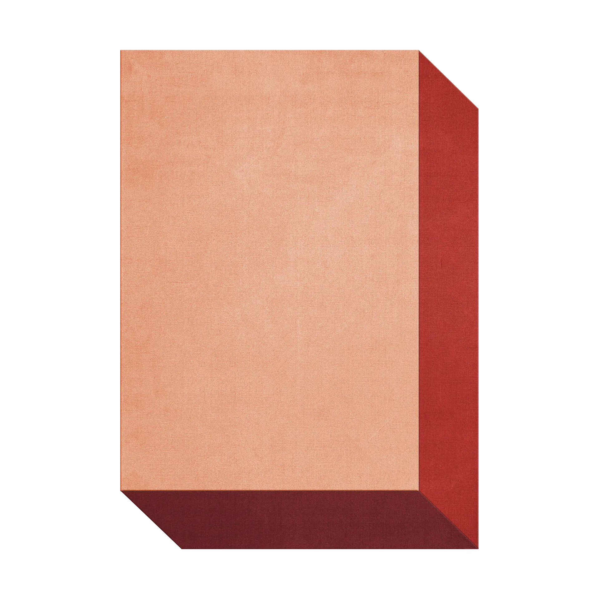 Μάλλινο χαλί Teklan box, Corals, 180x270 cm Layered