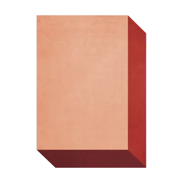Μάλλινο χαλί Teklan box - Corals, 180x270 cm - Layered