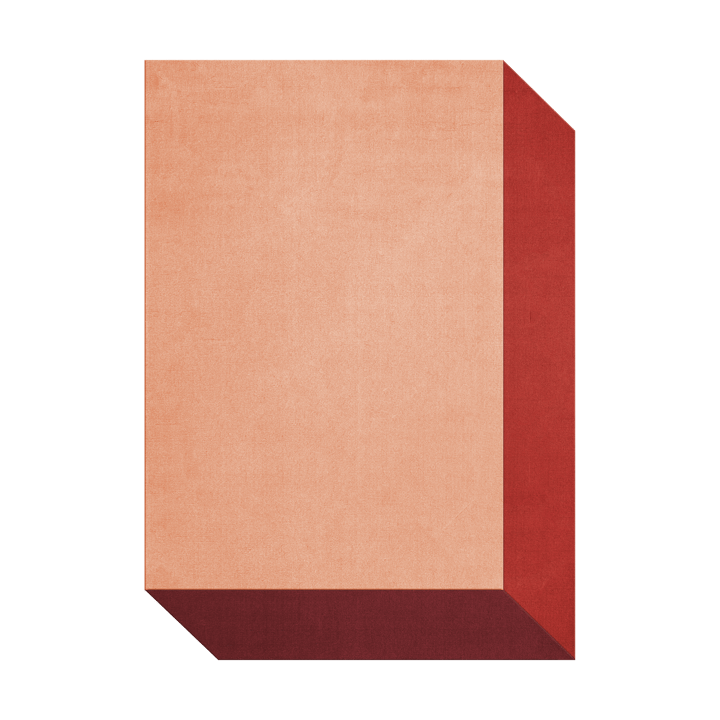 Μάλλινο χαλί Teklan box - Corals, 180x270 cm - Layered