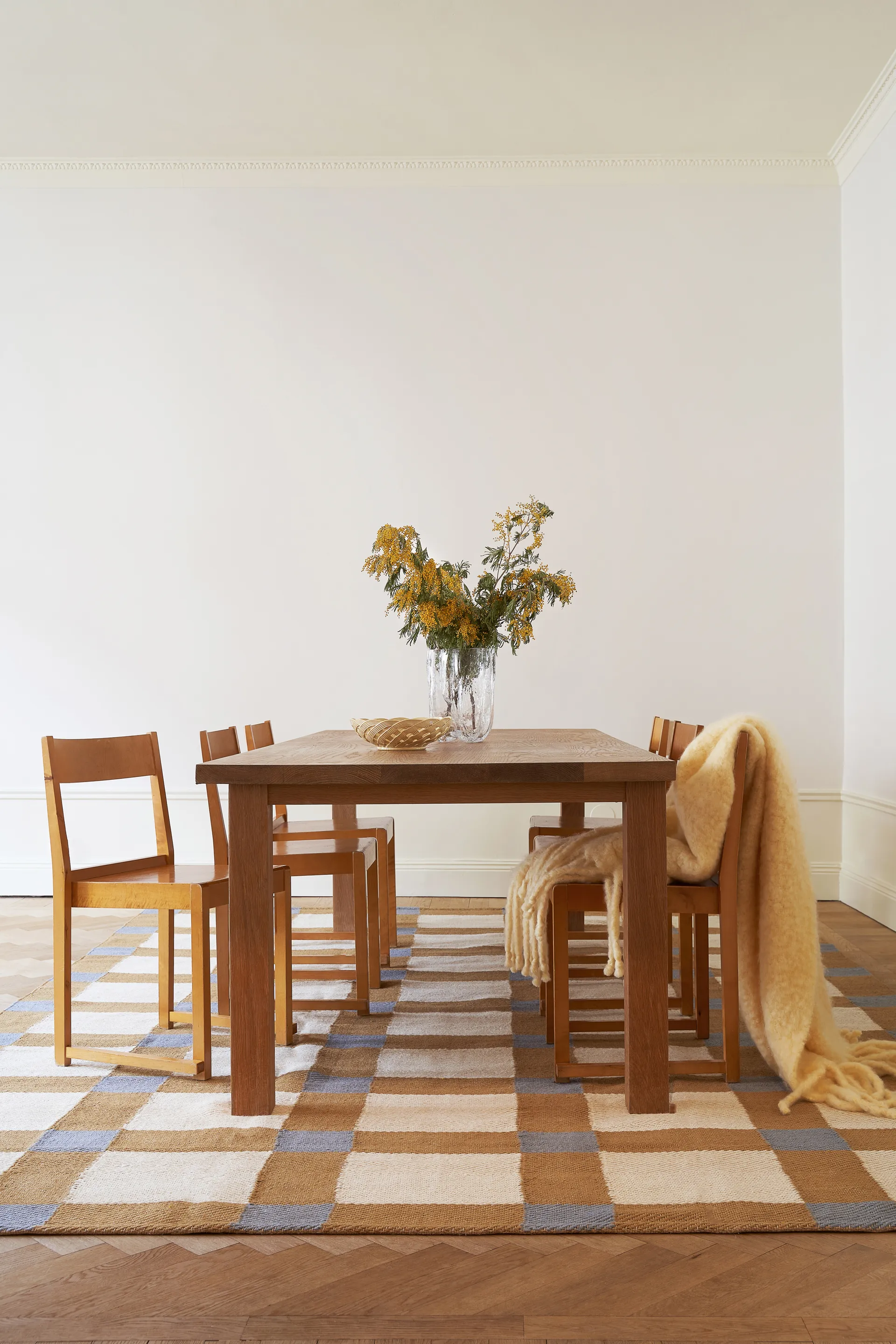 Εvelina Kroon χαλί από γιούτα 300x300 εκ., Dusk Layered