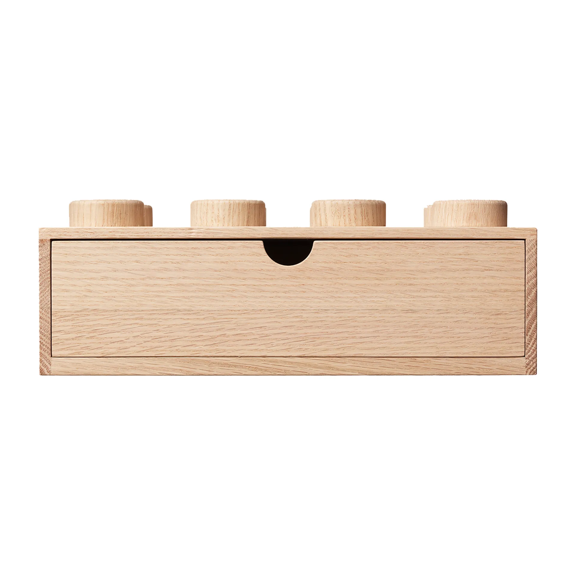 LEGO ξύλινο συρτάρι γραφείου 8, Δρυς με επεξεργασία σαπουνιού Lego