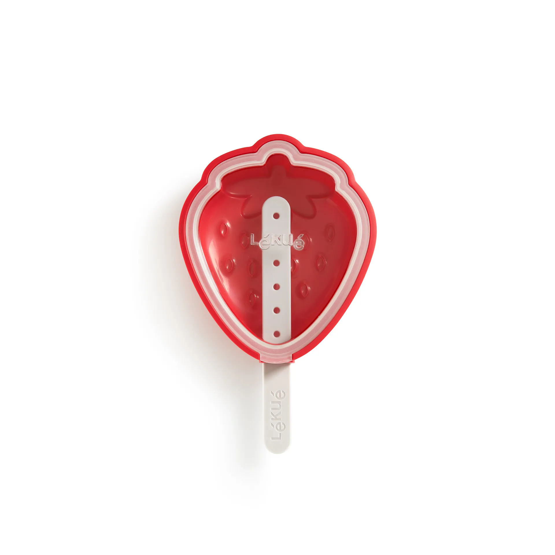 Φόρμες για παγωτό φράουλα 4 τεμάχια Lékué, Κόκκινο Lékué