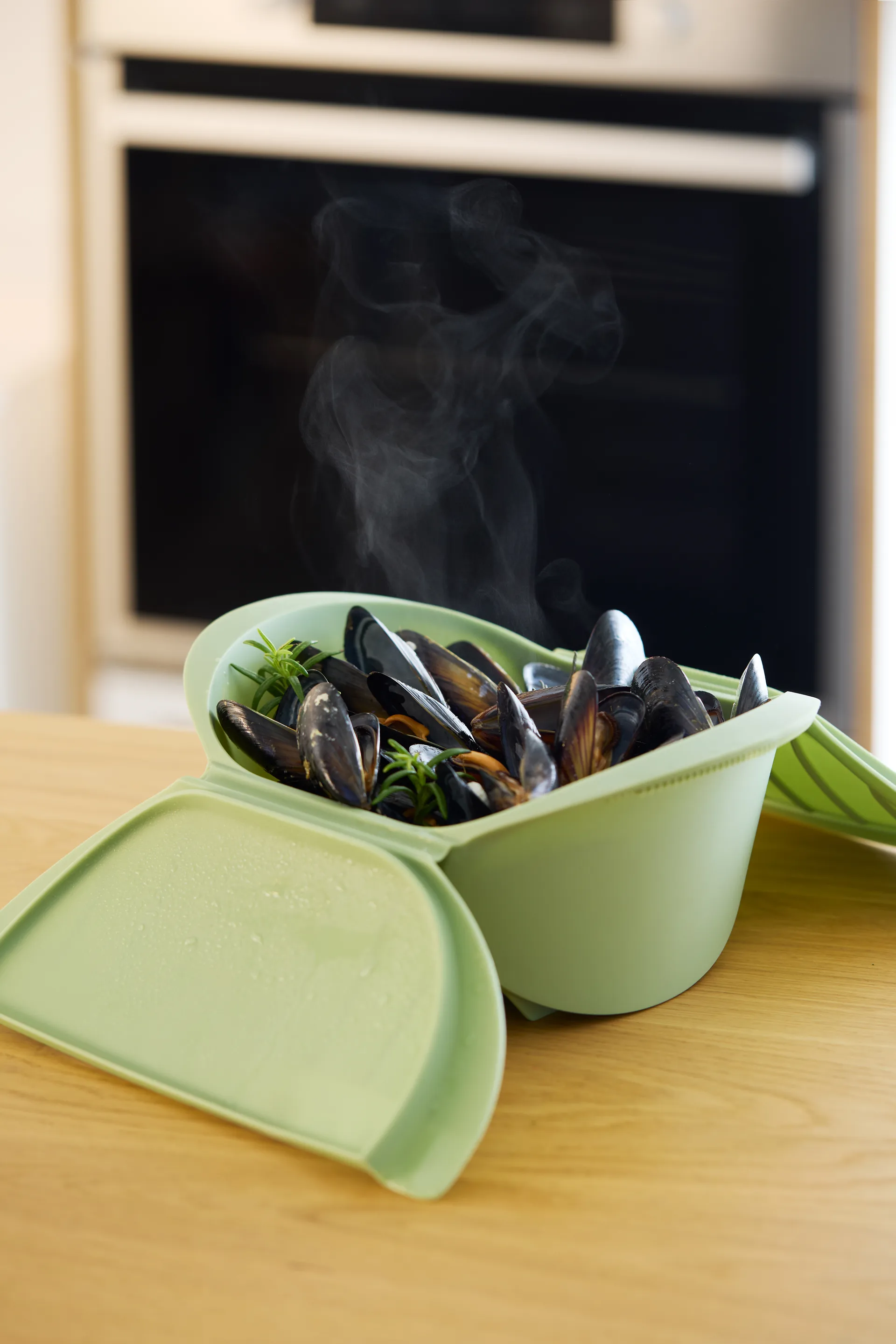 Lékué ατμομάγειρας, Πράσινο, μεγάλο, 2-πακ Lékué