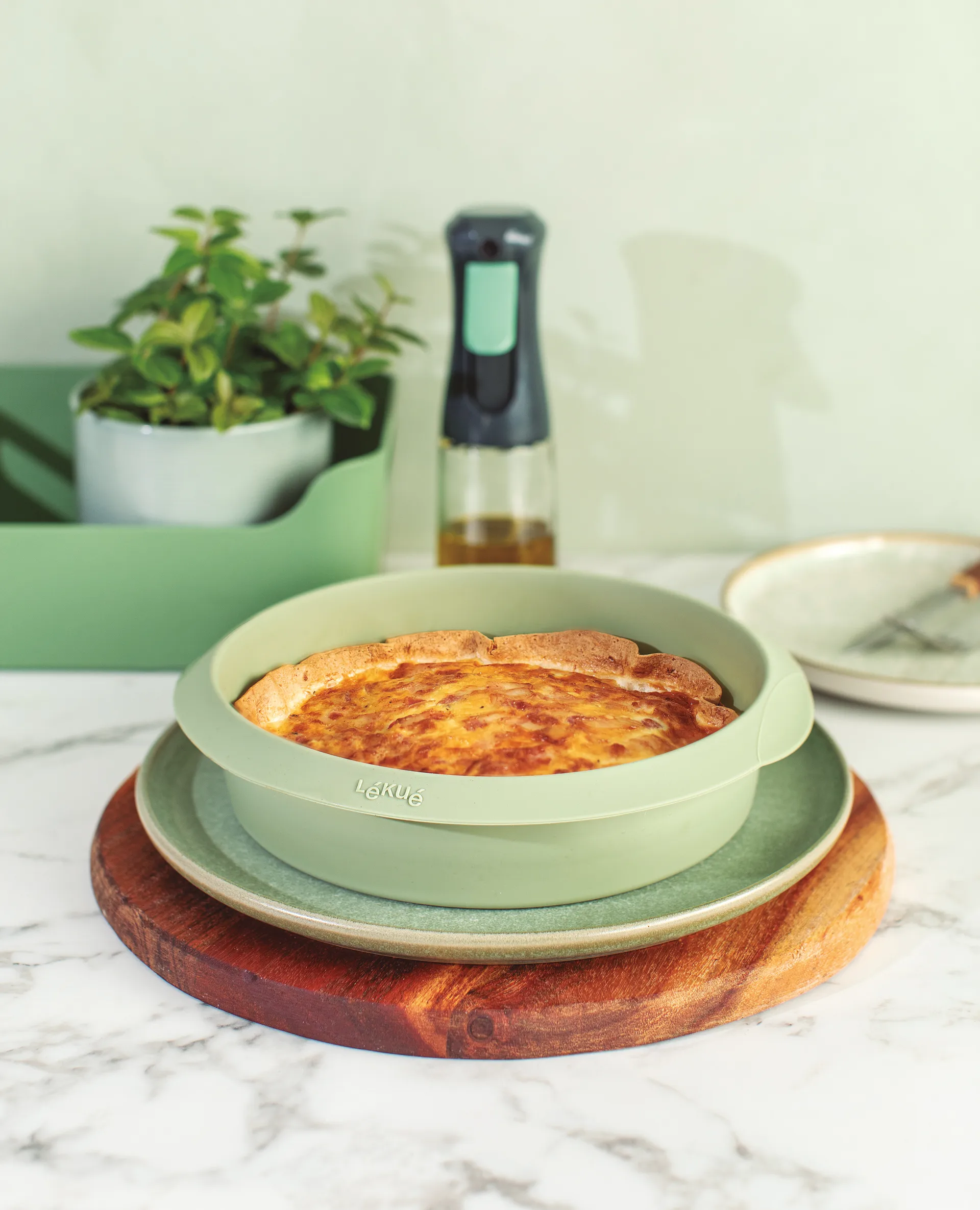 Lékué φόρμα για φριτέζα αέρα, πράσινη, 20 εκ. Lékué