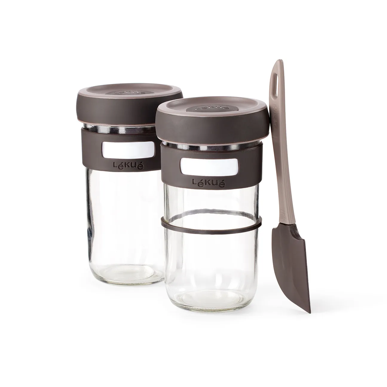Lékué σετ για προζύμι 3 τεμάχια, Καφέ Lékué