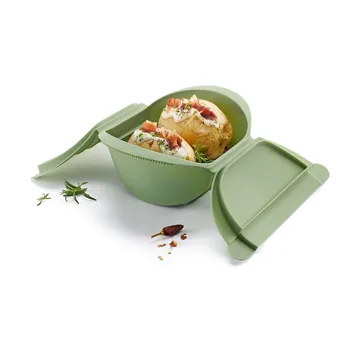 Lékué ατμομάγειρας - Πράσινο, μεγάλο, σετ 4 τεμαχίων - Lékué