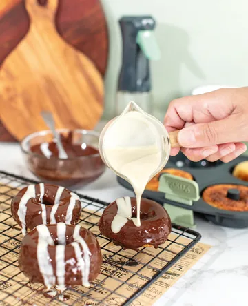 Lékué Air fryer φόρμα για ντόνατς 4τμχ - Grey - Lékué