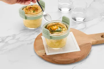 Lékué Air fryer γυάλινο ποτήρι mini 4-pack - Διαφανές - Lékué