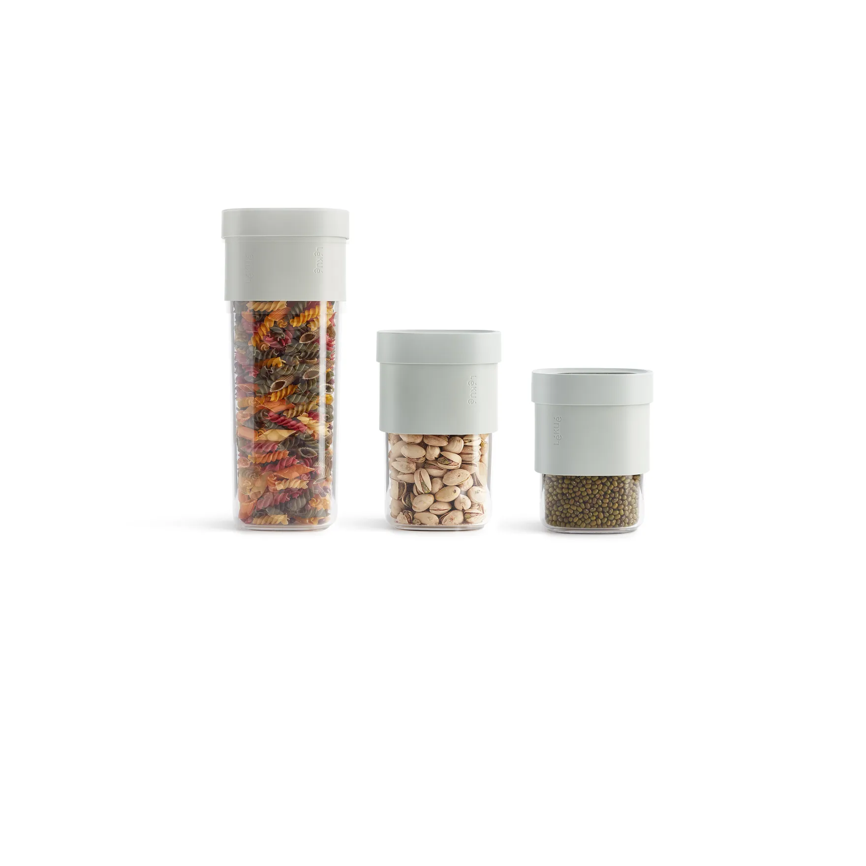 Lékué flip δοχείο αποθήκευσης 5 τεμαχίων, Πράσινο Lékué