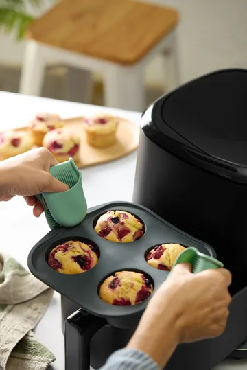 Lékué φόρμα για muffins Air fryer 4τμχ - Grey - Lékué