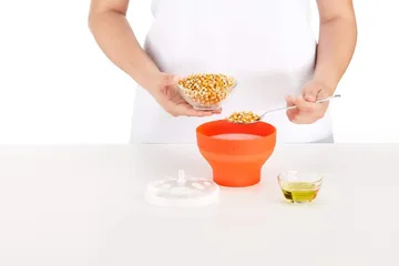 Lékué popcorn maker μικροκυμάτων 2 τεμάχια - Κόκκινο - Lékué