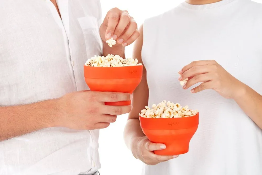 Lékué popcorn maker μικροκυμάτων 2 τεμάχια, Κόκκινο Lékué