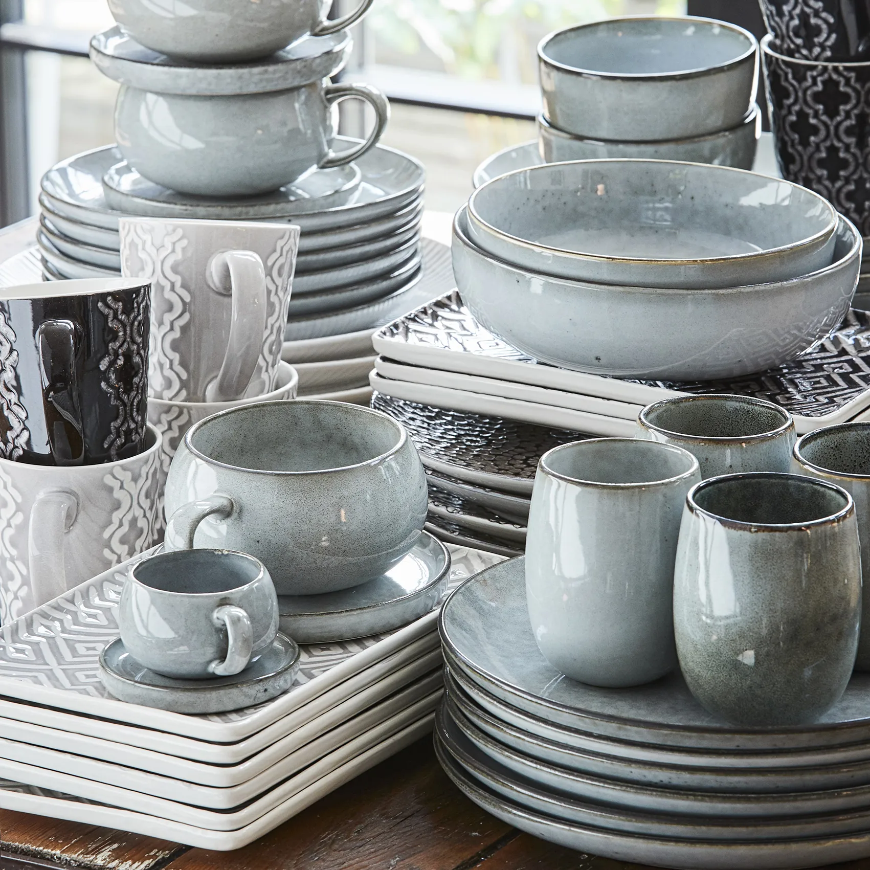 Amera κούπα με λαβή, γκρι Lene Bjerre