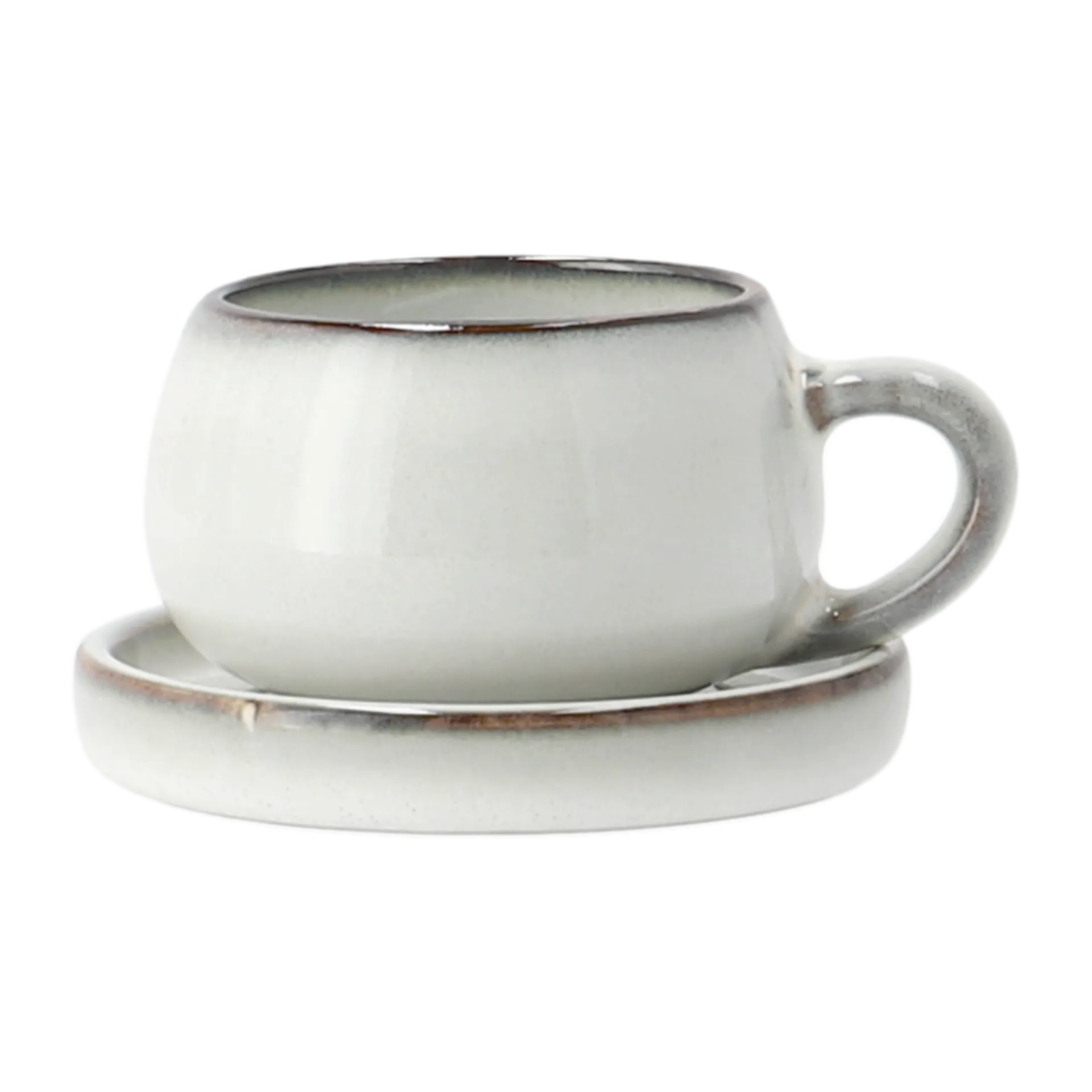 Amera φλιτζάνι εσπρέσο με πιατάκι, λευκή άμμος Lene Bjerre