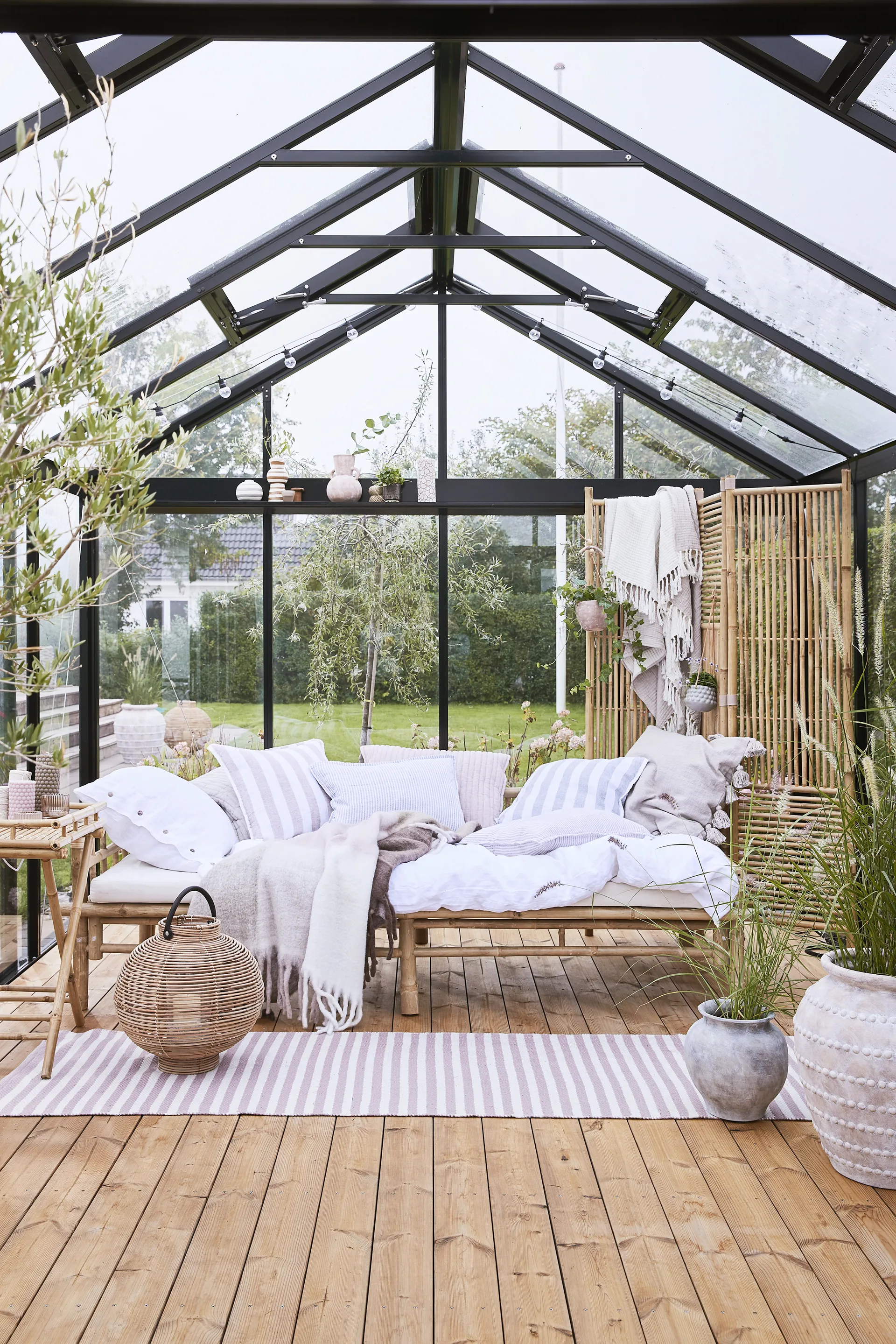 Anna γλάστρα Ø25.5 cm, Αντικέ γκρι Lene Bjerre