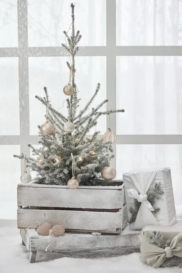 Χριστουγεννιάτικο στολίδι Cadelia Ø6 εκ. - ρόδο, φύλλο - Lene Bjerre